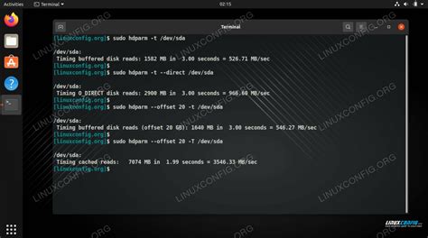 how to test read write speed of hard drives linux|check disk performance linux.